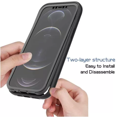 Just in Case 360 Full Cover Defense Case f&uuml;r iPhone 12 mini - schwarz