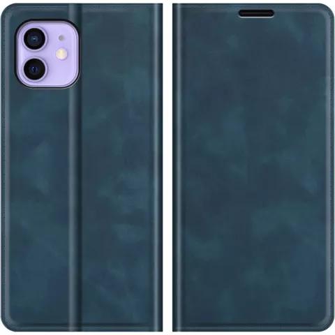 Just in Case Wallet Case Magnetische H&uuml;lle f&uuml;r iPhone 12 und iPhone 12 Pro - blau