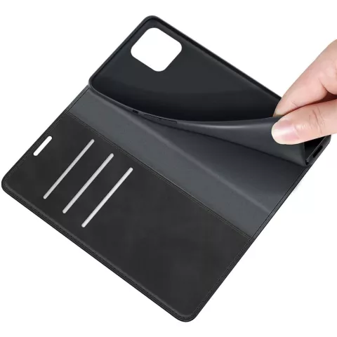 Just in Case Wallet Case Magnetische H&uuml;lle f&uuml;r iPhone 12 Pro Max - schwarz