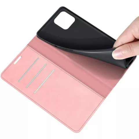 Just in Case Wallet Case Magnetische H&uuml;lle f&uuml;r iPhone 12 Pro Max - pink