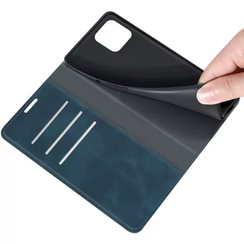 Just in Case Wallet Case Magnetische H&uuml;lle f&uuml;r iPhone 12 Pro Max - blau