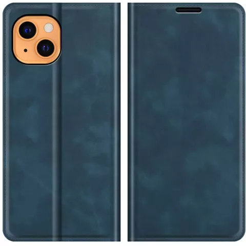 Just in Case Wallet Case Magnetische H&uuml;lle f&uuml;r iPhone 13 - blau