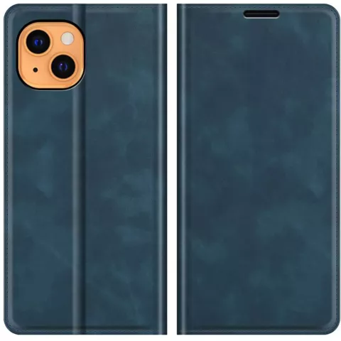Just in Case Wallet Case Magnetische H&uuml;lle Kompatibel mit iPhone 13 - Blau