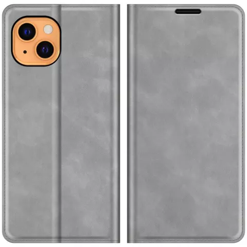 Just in Case Wallet Case Magnetische H&uuml;lle f&uuml;r iPhone 13 - grau