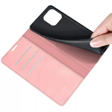 Just in Case Wallet Case Magnetische H&uuml;lle f&uuml;r iPhone 13 Pro - pink