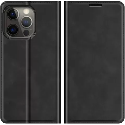 Just in Case Wallet Case Magnetische H&uuml;lle Kompatibel mit iPhone 13 Pro Max - Schwarz