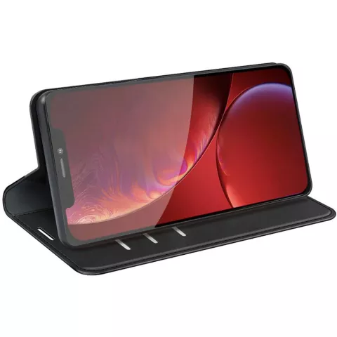 Just in Case Wallet Case Magnetische H&uuml;lle Kompatibel mit iPhone 13 Pro Max - Schwarz