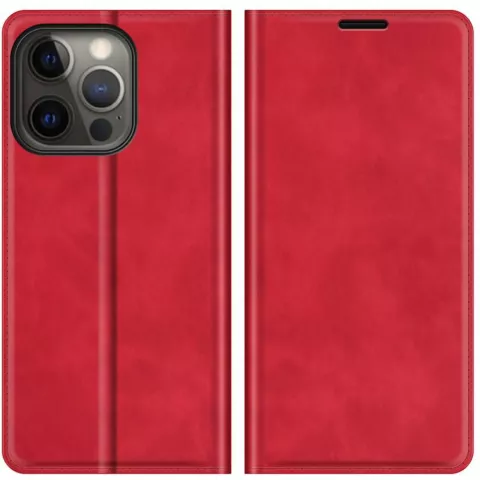 Just in Case Wallet Case Magnetische H&uuml;lle f&uuml;r iPhone 13 Pro Max - rot