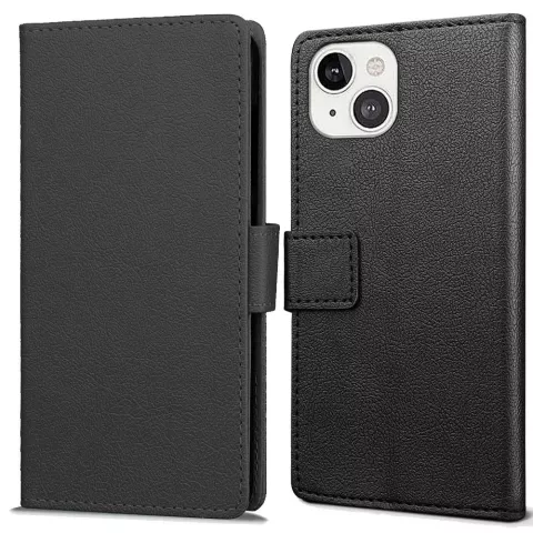 Just in Case Wallet Case Kompatibel mit iPhone 13 - Schwarz