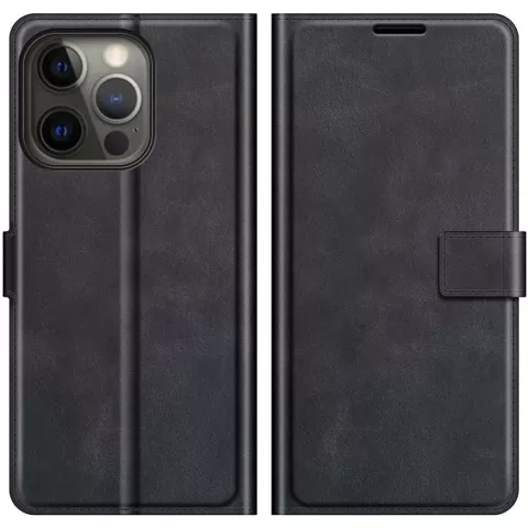 Just in Case TPU Wallet Case Magnetische H&uuml;lle Kompatibel mit iPhone 13 Pro - Schwarz