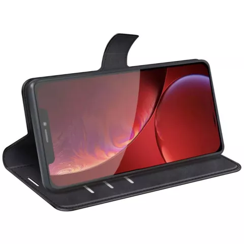 Just in Case TPU Wallet Case Magnetische H&uuml;lle Kompatibel mit iPhone 13 Pro - Schwarz
