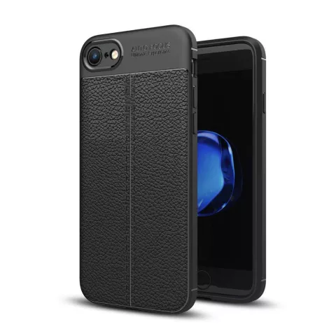 Just in Case Soft Design TPU Case Cover f&uuml;r iPhone 7, 8, SE 2020 und SE 2022 - Schwarz