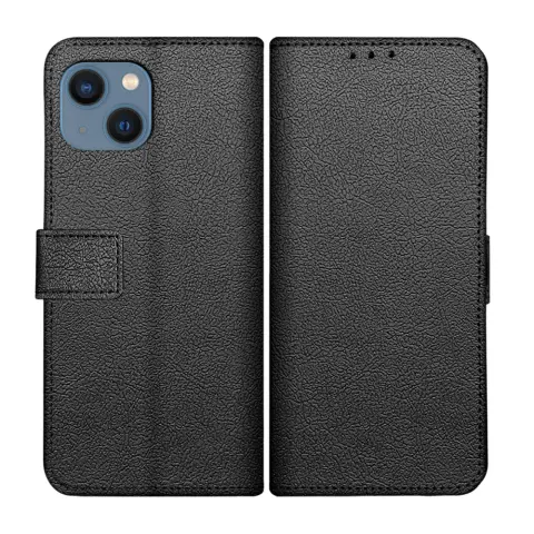 Just in Case Wallet Case Kompatibel mit iPhone 14 - Schwarz