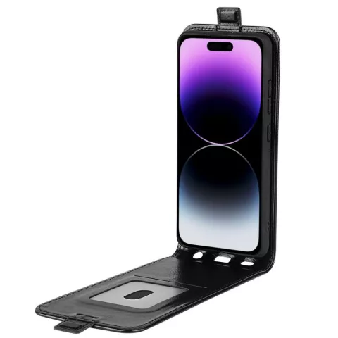 Just in Case Vertical Flip Case f&uuml;r iPhone 14 Pro - schwarz