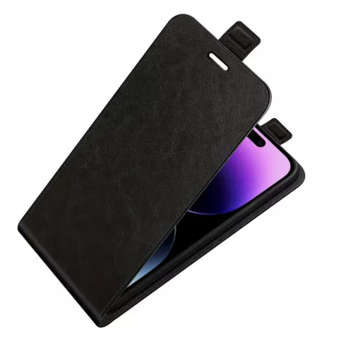 Just in Case Vertical Flip Case f&uuml;r iPhone 14 Pro - schwarz