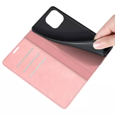 Just in Case Wallet Case Magnetische H&uuml;lle f&uuml;r iPhone 14 - pink