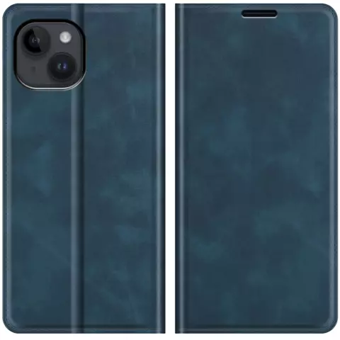 Just in Case Wallet Case Magnetische H&uuml;lle Kompatibel mit iPhone 14 - Blau