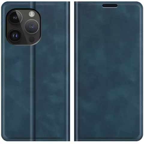 Just in Case Wallet Case Magnetische H&uuml;lle f&uuml;r iPhone 14 Pro - blau