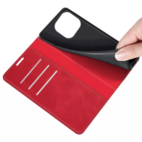 Just in Case Wallet Case Magnetische H&uuml;lle f&uuml;r iPhone 14 Pro - rot