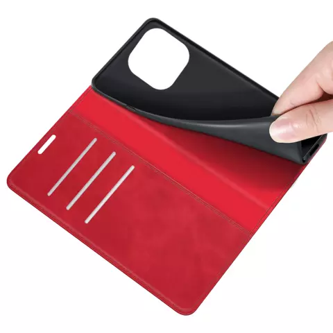 Just in Case Wallet Case Magnetische H&uuml;lle f&uuml;r iPhone 14 Pro Max - rot