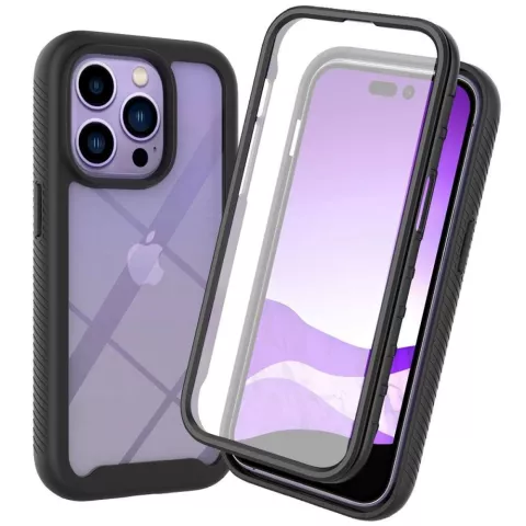 Just in Case 360 Full Cover Defense Case f&uuml;r iPhone 14 Pro Max - schwarz