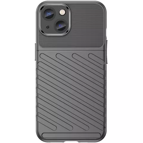 Just in Case TPU Grip Case f&uuml;r iPhone 14 - schwarz