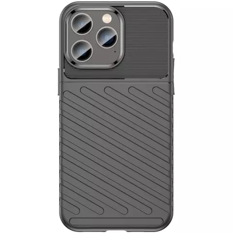 Just in Case TPU Grip Case f&uuml;r iPhone 14 Pro Max - schwarz
