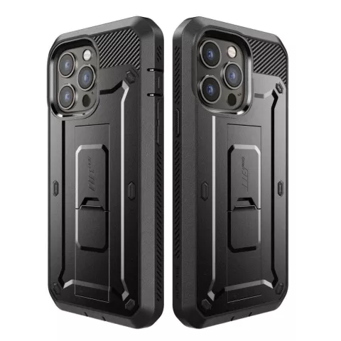 Supcase Unicorn Beetle Belt Clip H&uuml;lle Kompatibel mit iPhone 14 Pro - Schwarz