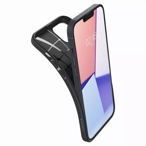Spigen Liquid Air Case H&uuml;lle Kompatibel mit iPhone 14 - Schwarz