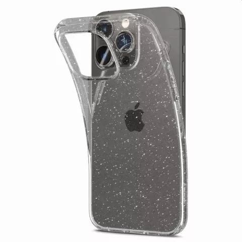 Spigen Liquid Crystal Glitter H&uuml;lle f&uuml;r iPhone 14 Pro - transparent