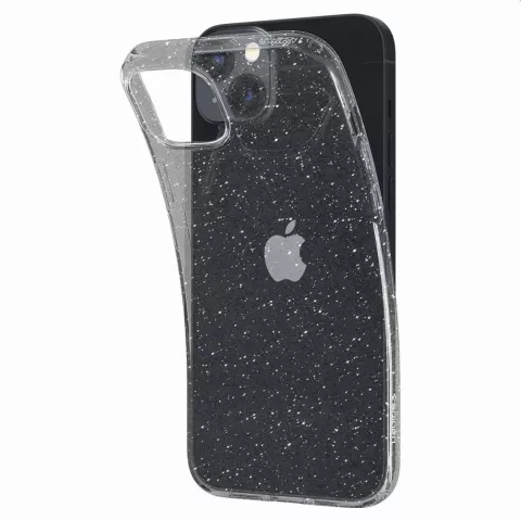 Spigen Liquid Crystal Glitter H&uuml;lle f&uuml;r iPhone 14 Plus - transparent