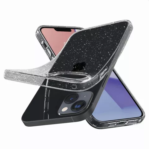 Spigen Liquid Crystal Glitter Case Kompatibel mit iPhone 14 Plus - transparent
