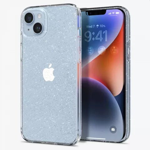 Spigen Liquid Crystal Glitter Case f&uuml;r iPhone 14 - transparent