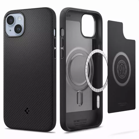 Spigen Mag Armor Case H&uuml;lle f&uuml;r iPhone 14 Plus - schwarz Magfit