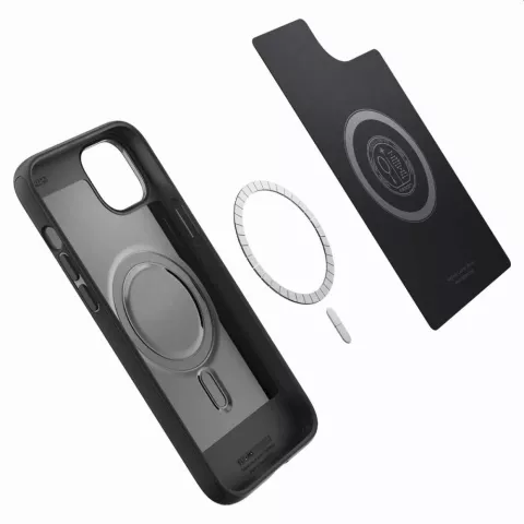 Spigen Mag Armor Case H&uuml;lle f&uuml;r iPhone 14 Plus - schwarz Magfit