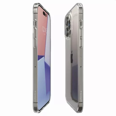 Spigen Air Skin Hybrid Case Kompatibel mit iPhone 14 Pro - Kristalltransparent