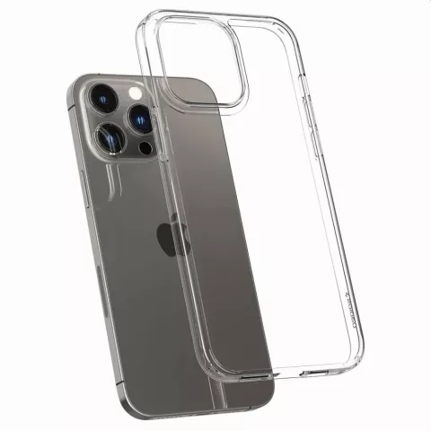 Spigen Air Skin Hybrid Case Kompatibel mit iPhone 14 Pro - Kristalltransparent
