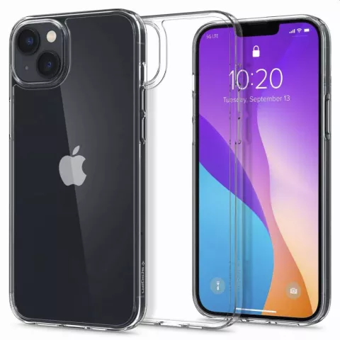 Spigen Air Skin Hybrid Case H&uuml;lle f&uuml;r iPhone 14 Plus - Kristallklar