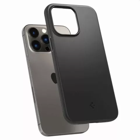 Spigen Thin Fit Case Kompatibel mit iPhone 14 Pro - Schwarz
