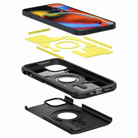 Spigen Tough Armor Mag Case H&uuml;lle f&uuml;r iPhone 14 Plus - schwarz