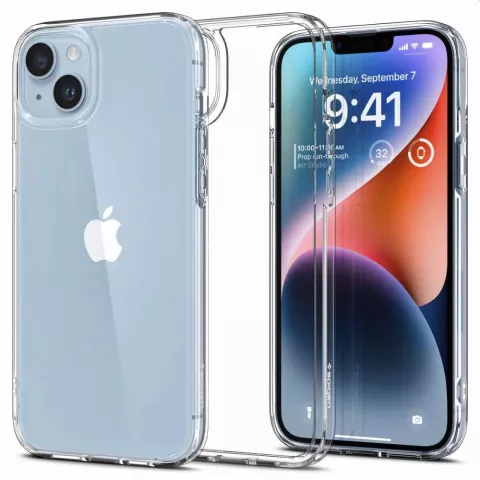 Spigen Ultra Hybrid Case Cover f&uuml;r iPhone 14 - Kristallklar