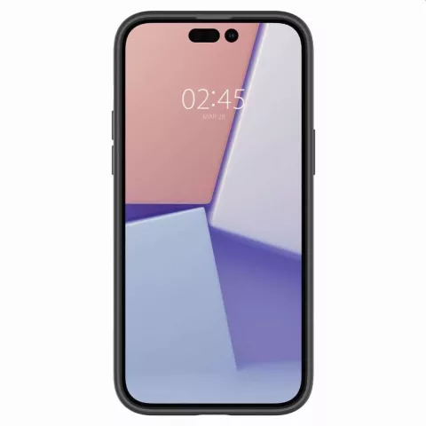 Spigen Ultra Hybrid Case Kompatibel mit iPhone 14 Pro - mattschwarz