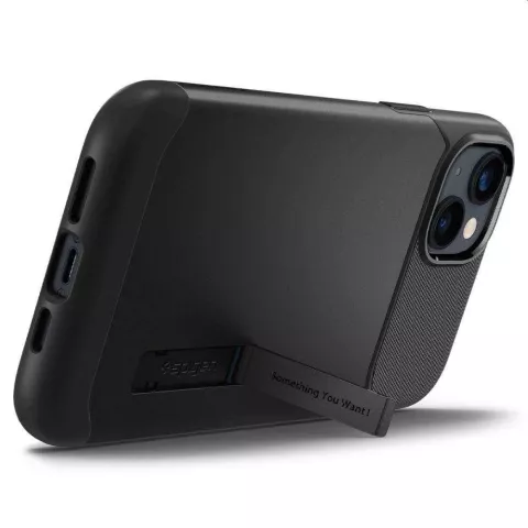 Spigen Slim Armor Case H&uuml;lle f&uuml;r iPhone 14 Plus - schwarz