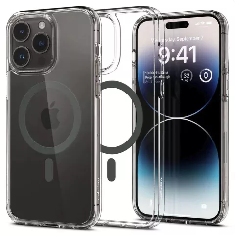 Spigen Ultra Hybrid Mag Case H&uuml;lle f&uuml;r iPhone 14 Pro - Graphit