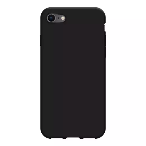 Just in Case Weiche TPU-H&uuml;lle Kompatibel mit iPhone SE 2020 und iPhone SE 2022 - Schwarz