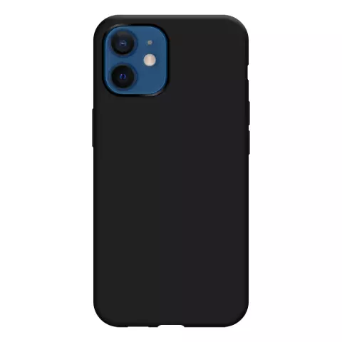 Just in Case Soft TPU Case mit Kordel f&uuml;r iPhone 12 und iPhone 12 Pro - schwarz