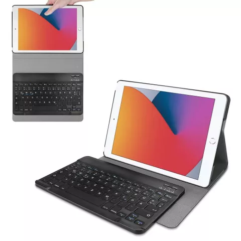 Just in Case Premium QWERTZ Bluetooth Tastaturh&uuml;lle f&uuml;r iPad 10,2 Zoll - schwarz