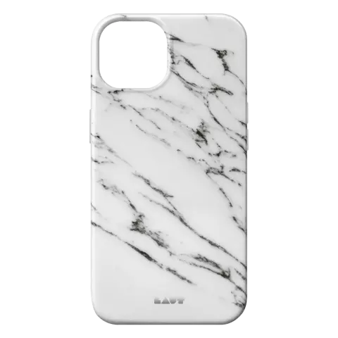 Laut Huex Elements Marble H&uuml;lle Kompatibel mit iPhone 13 - weiss
