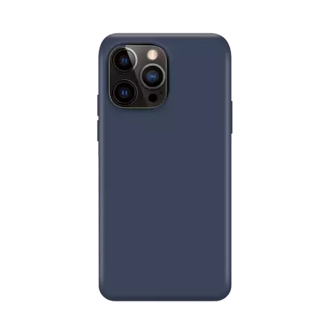 Xqisit NP Silikonh&uuml;lle Anti Bac H&uuml;lle Kompatibel mit iPhone 14 Pro - Blau