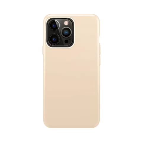 Xqisit NP Silikonh&uuml;lle Anti Bac H&uuml;lle Kompatibel mit iPhone 14 Pro - Sand